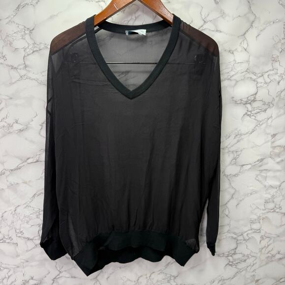 Ballantyne Women’s Silk/Cotton Sweater sz 42 Sheer US 6/8 # H233 - Picture 3 of 9